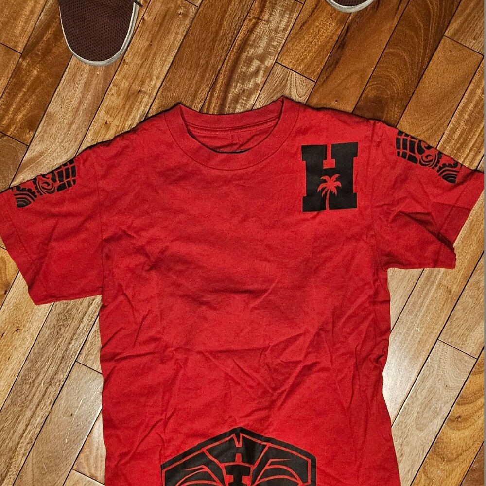 size S farmers market Hawaii Black Red t shirt graphic white free shipping